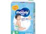 Moony Baby Nappy Size M (6-11kg) 56 Pieces - Supple Stretch Gathers for Zero Leakage - Unicharm