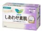 Kao Laurier Happy Skin, Soft Fluffy Sanitary Pads With Wings, 25cm, 17 Pieces, Ideal for Sensitive Skin