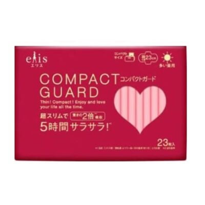 Elis Compact Guard Ultra Slim Heavy Day Pads with Wings 23cm 23PK