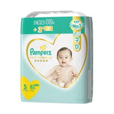 Pampers Premium Unisex Nappy for Sensitive Skin Size S 4-8kg Jumbo 82PK