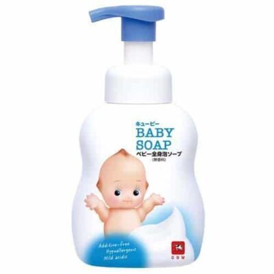 Cow Soap Kewpie Baby Foam Soap for Hair and Body Refreshing 400ml