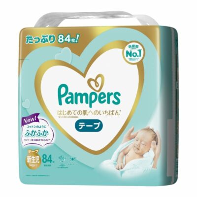 Pampers Premium Ichiban 一级帮 Nappy for Newborns (Nb-5kg) 84 Jumbo Pack, 敏感肌 Sensitive Skin Care
