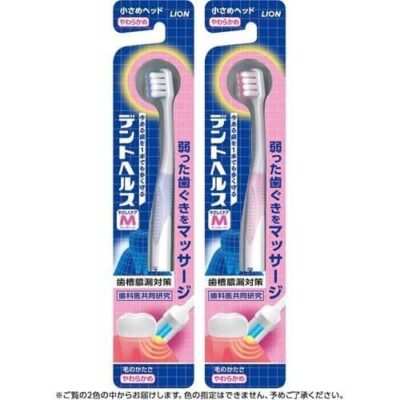 LION Dent Health Gentle Care Massage Toothbrush Soft 1Pk
