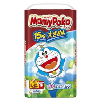 Unicharm MamyPoko Nappy Pants Size L (9-15kg) – 42 Pack – UltraDry Comfort