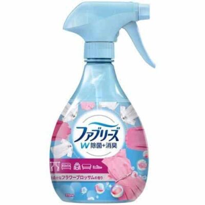 P&G Febreze Double Sterilization Disinfecting + Deodorizing Spray for Fabrics – Flower Blossom Scent 370ml
