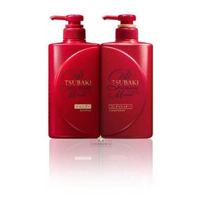 Shiseido Tsubaki Premium Moist Set (1 Shampoo 490ml+1 Conditioner 490ml)