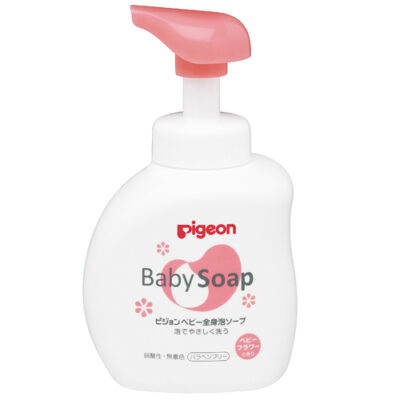 Pigeon Baby Whole Body Foam Soap with Ceramide from Newborn Delicate Flower Fragrance 500ml