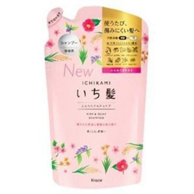 Kracie Ichikami Airy & Silky Fluffy Care Shampoo Refill 340ml