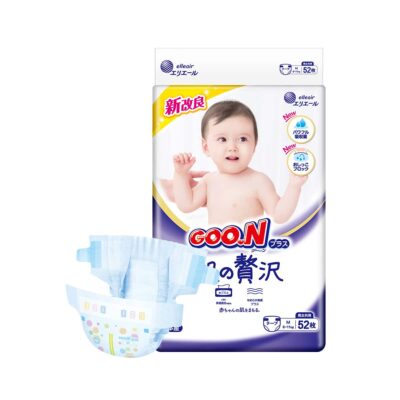 Daio GOO.N Luxury Sensitive Skin 奢华肌 Nappy Size M for 6-11kg Babies 52PK