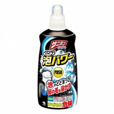 Kobayashi Bubble Power Drain Foam Cleaner 400ml – Ultimate Drain Care Solution for Clogs and Odors
