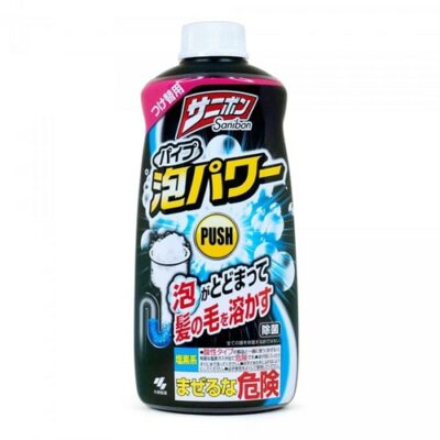 Kobayashi Bubble Power Drain Foam Cleaner Replacement 400ml – The Ultimate Solution for Clogs and Odors