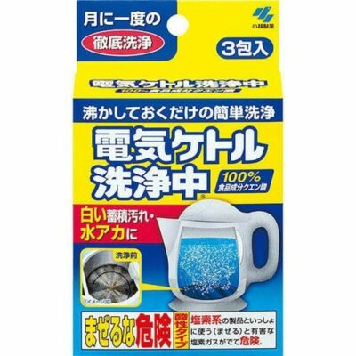 Kobayashi Pharmaceutical Electric Kettle Cleaning Powder 3Pks