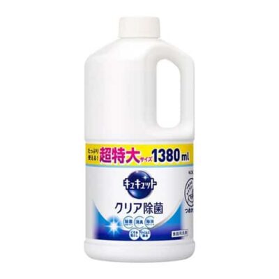 Kao Cucute Disinfectant Dishwashing Detergent Clear Grapefruit Scent Value Pack Super Jumbo 1380ml
