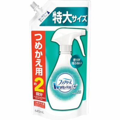 P&G Japan Febreze W Double Eradication Fabric Sterilizer and Deodorant Spray Extra Large Refill 640ml