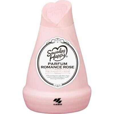 Kobayashi Sawaday Happy Parfum Deodorant Room Air Freshener Romance Rose Scent 120g