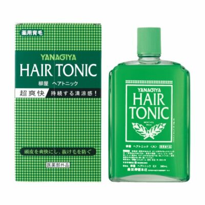 Yanagiya 柳屋 Hair Tonic, Super Refreshing, Large Size, 360ml, Medicinal Hair Growth and Scalp Care