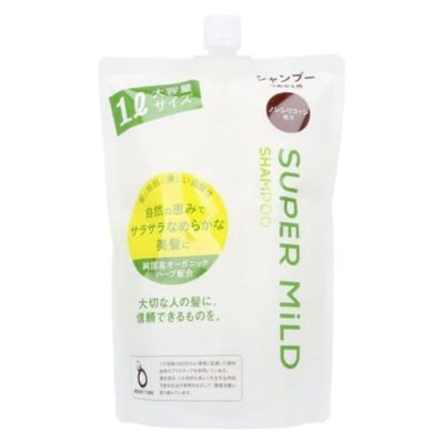 Shiseido Super Mild Shampoo Green Floral Fragrance Jumbo Refill 1000ml