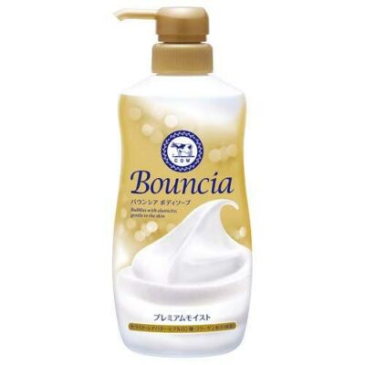 Cow Bouncia Premium Moist Body Soap with Pump – 460ml | Milk Soap for Refreshing Hydration