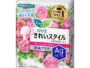 Kao Laurier Clean Style, Panty Liner, Deodorizing Plus, Fresh Rose Scented, 62 Pieces