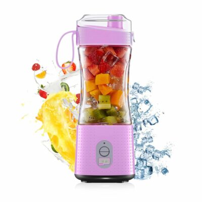Compact USB Rechargeable Blender for Smoothie & Beverage Making