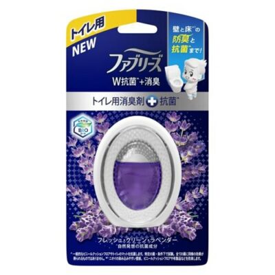 Febreze, W Double Odor Removal, Toilet Deodorizer + Antibacterial, Fresh Clean Lavender Scent, 6ml, P&G