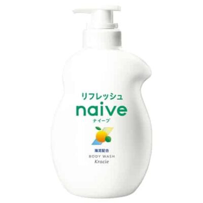 Naive, Refreshing Body Wash, Sea Mud Blend, with Grapefruit Extract, 530ml, Kracie