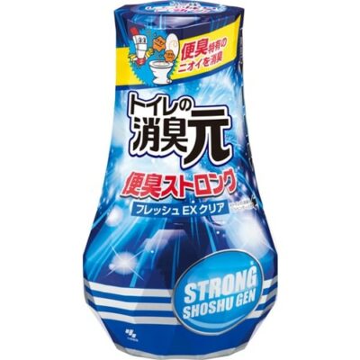 Kobayashi Shoshugen Toilet and Bathroom Deodorant Fresh EX Clear – Fecal Odor Strong Defense 400ml