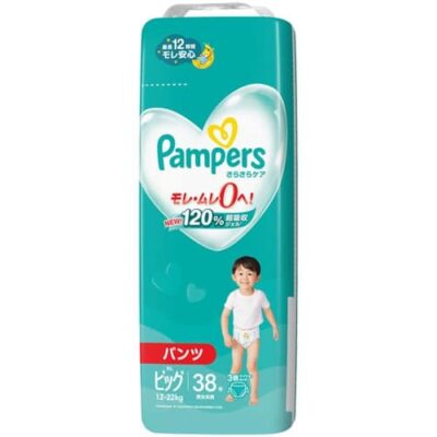 Pampers Smooth Care Nappy Pants Size XL (12-22kg) – 38 Pack | Ultra-Absorbent Gel, Zero Leakage | Silky Comfort