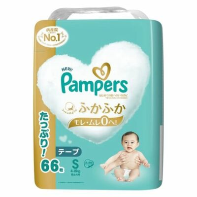 Pampers Premium Ichiban 一级帮 Nappy Size S (4-8kg) 66 Pack, 敏感肌 Sensitive Skin Care 