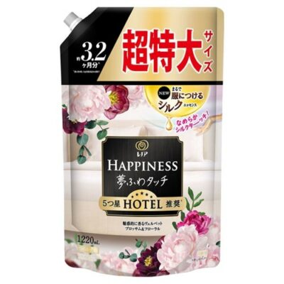 Lenor Happiness Dream Fluffy Touch Fabric Softener Refill Extra Large 1220ml – Velvet Blossom & Floral by P&G