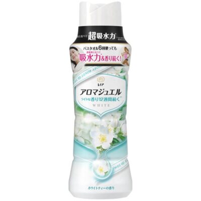 Lenor Happiness Aroma Jewel In-Wash Scent Booster Beads – 470ml, Rich Fragrance Lasts 12 Weeks, White Tea Scent – P&G
