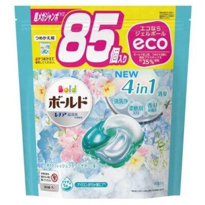 P&G Bold Carbonic Acid Functional 4D Laundry Balls – Refreshing Fresh Flower Savon Jumbo 85Pk