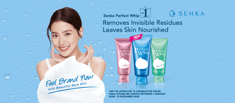 Shiseido Senka Perfect Whip Face Wash Cleansing Foam 120G