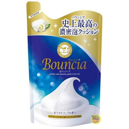 Cow Bouncia Body Soap White Soap Scent 1 Refill Pack(400ml)