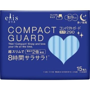 Elis Compact Guard Ultra Slim Pads 29CM 1 Pack(15 PCs) With Wings