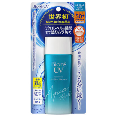 Kao Biore UV Aqua Rich Watery Gel for Face & Body SPF50+ PA++++90ml