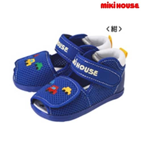 Miki House Double Russell Baby Sandals Navy Blue Size 14cm-15cm