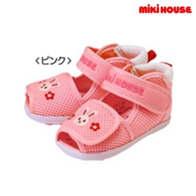 Miki House Double Russell Baby Sandals Pink Size14.5cm-15cm