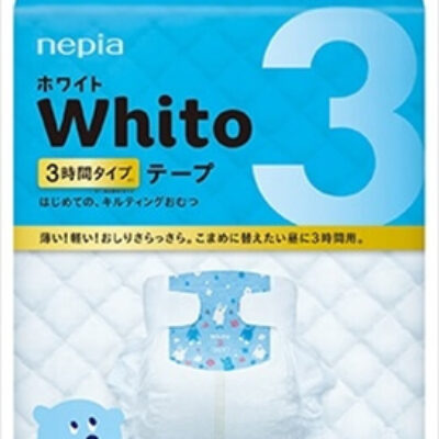 Nepia Whito Premium 3 Hours Nappy Size S 4-8kg 66PK